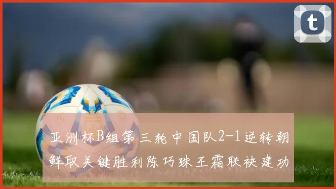 亚洲杯B组第三轮中国队2-1逆转朝鲜取关键胜利陈巧珠王霜联袂建功